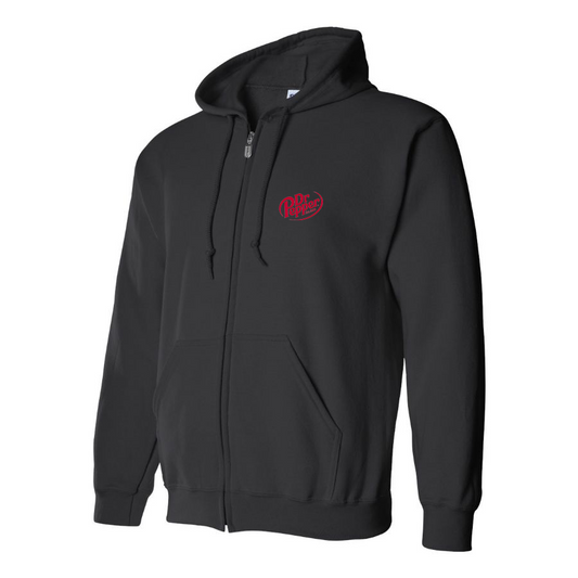 Men's Dr Pepper Logo Zipper Hoodie