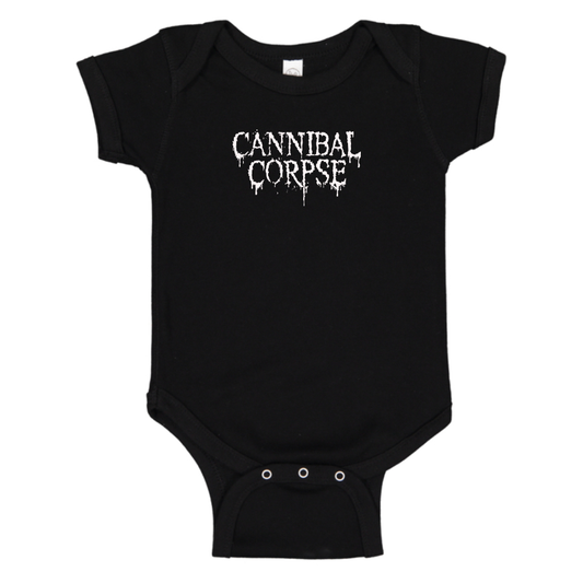 Cannibal Corpse Logo Baby Onesie Romper