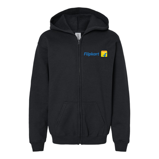 Gildan Heavy Blend Youth  Flipkart  Full Zip Hooded Sweatshirt