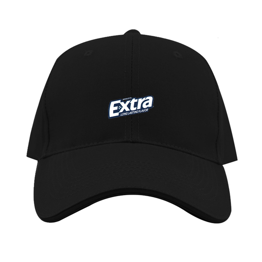 Extra Gum Logo  Dad Baseball Cap Hat