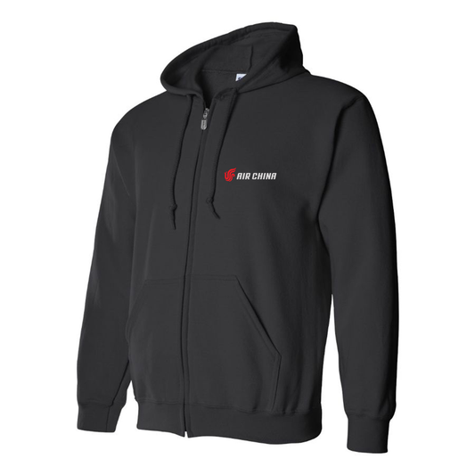 Men's  Air China  Zipper Hoodie