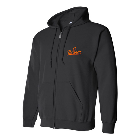 Men's Brandt Zwieback Logo Zipper Hoodie