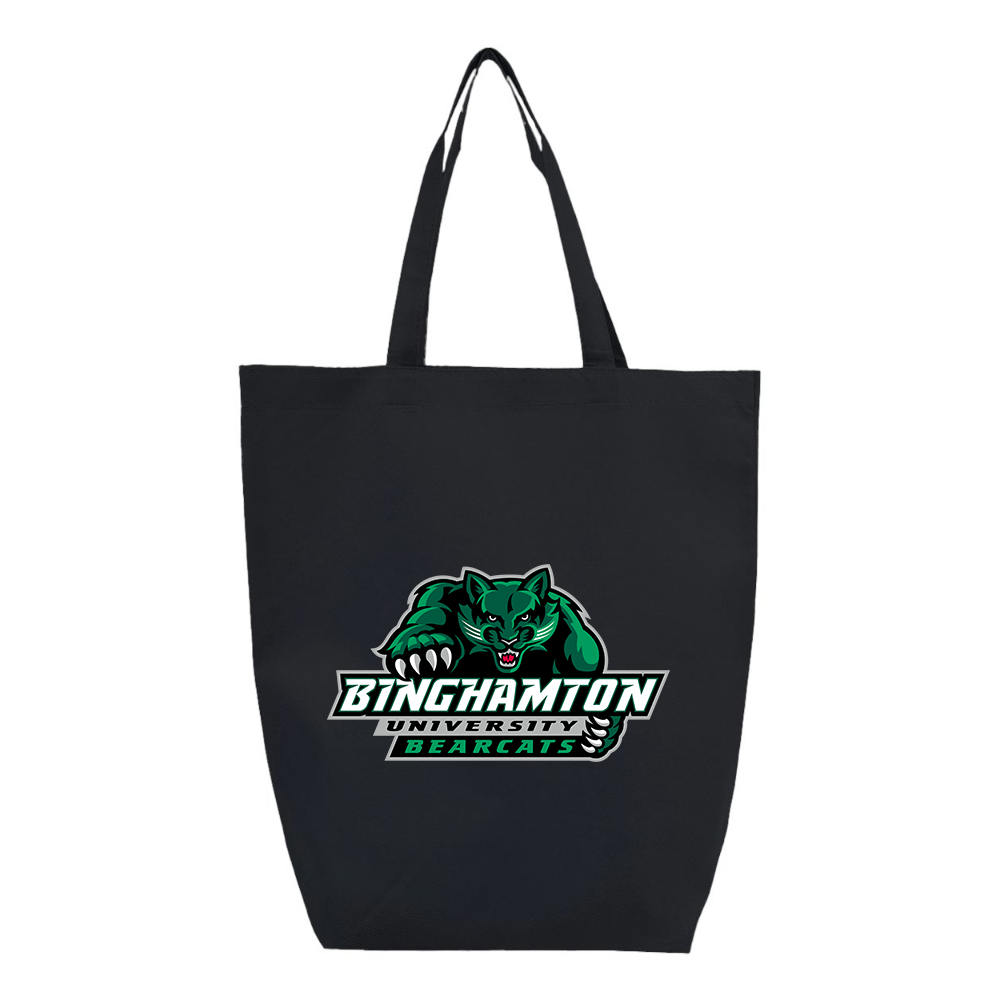 Binghamton Bearcats Q-Tees Non-Woven Gusset Bottom Tote