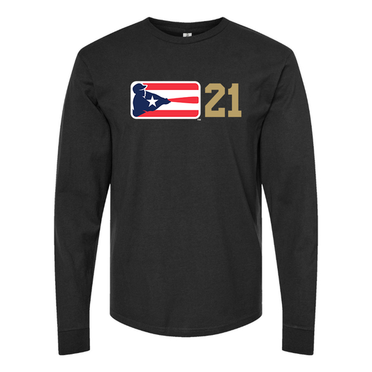 Youth  Liga de Beisbol Profesional Roberto Clemente Logo Long sleeves