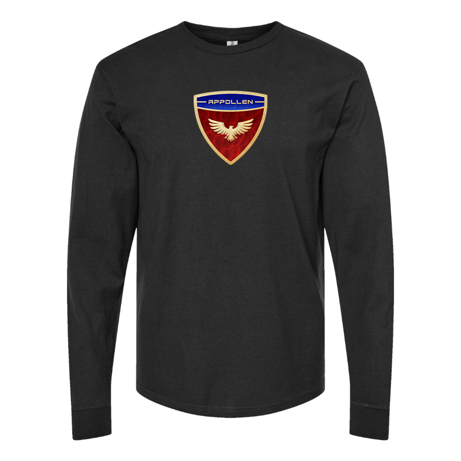 Men's Appollen Logo Cotton Long Sleeve T-Shirt