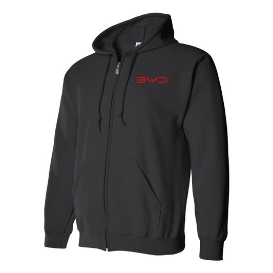 Men's BYD Logo Zipper Hoodie