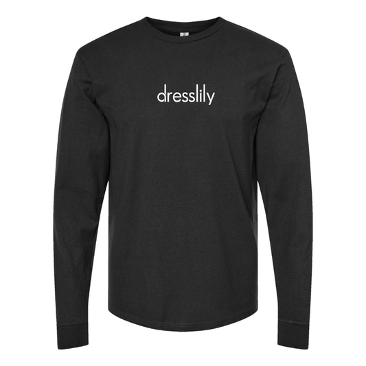 Men's DressLily Logo Cotton Long Sleeve T-Shirt