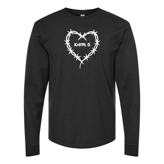 Men's KAROL G Logo Cotton Long Sleeve T-Shirt