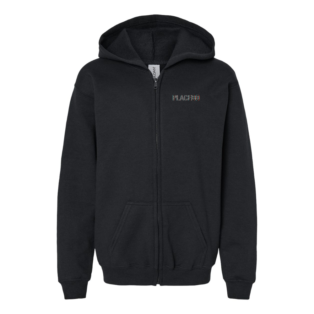 Youth Placebo Gildan Heavy Blend Full Zip Hooded Sweatshirt
