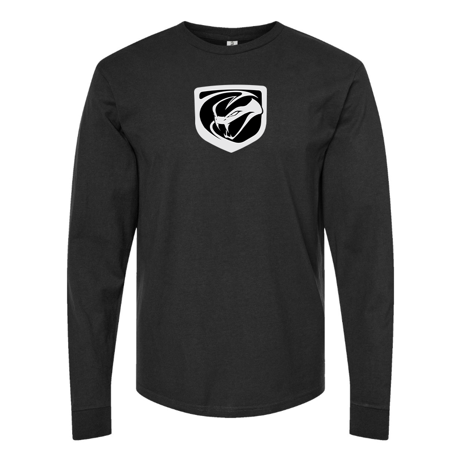 Men's Dodge Viper Logo Cotton Long Sleeve T-Shirt