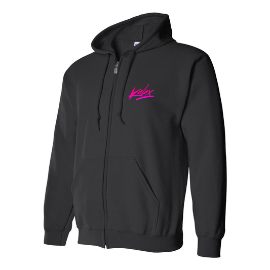 Men's Kalax Logo  Zipper Hoodie