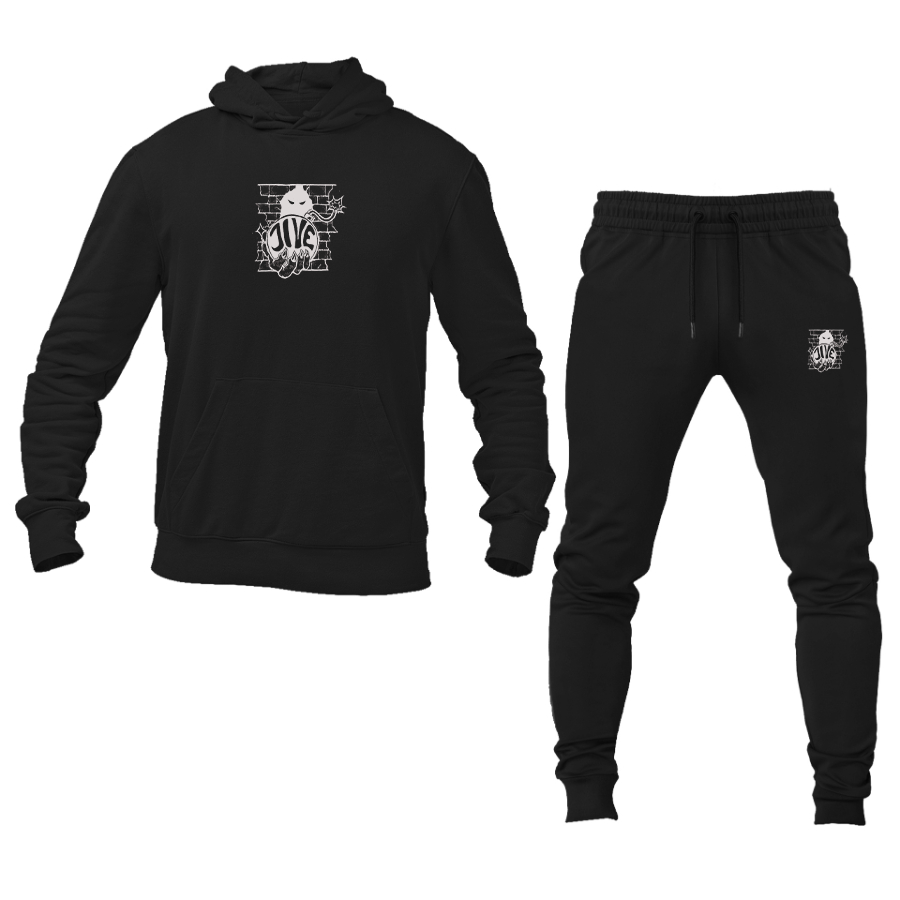 Men's Jivebomb Logo Hoodie Joggers Set