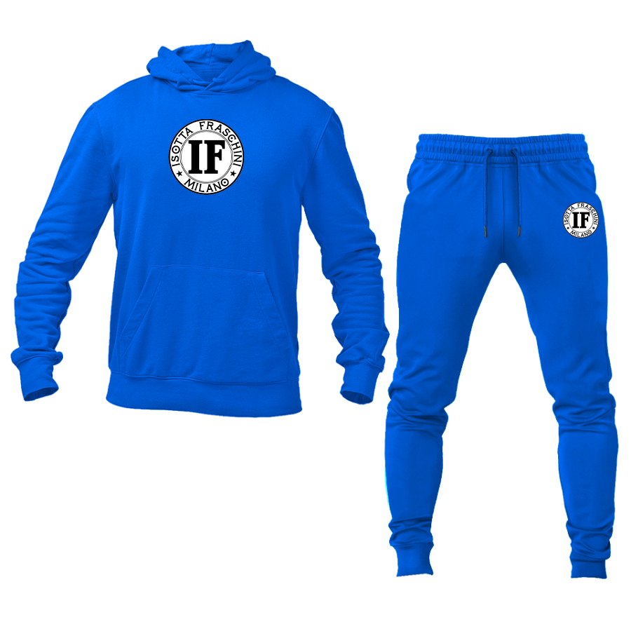 Men's Isotta Fraschini Logo Hoodie Joggers Set