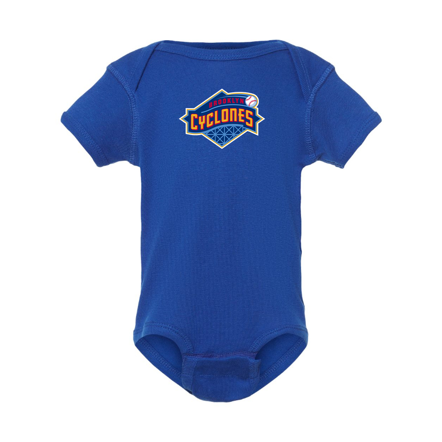 Brooklyn Cyclones Logo Baby Onesie Romper