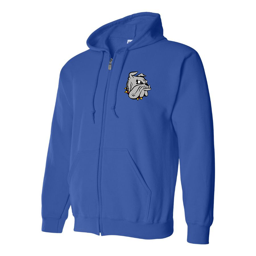 Men's Minnesota Duluth Bulldogs Zipper Hoodie