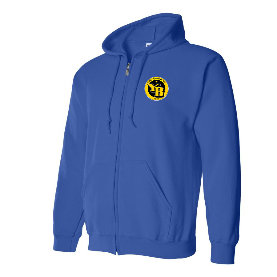 Men's Young Boys Soccer Zipper Hoodie