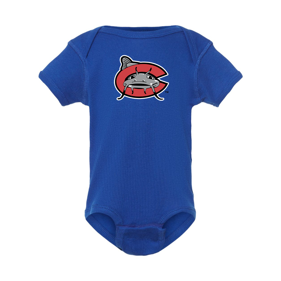 Carolina Mudcats Logo Baby Onesie Romper