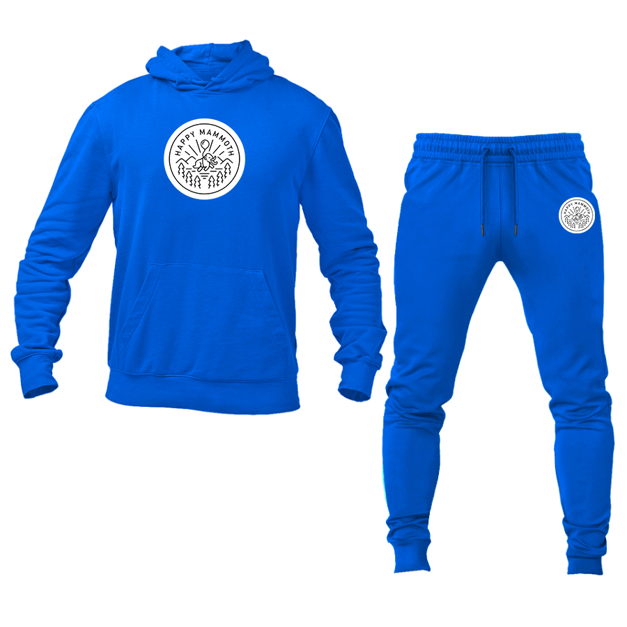 Men's Happy Mammoth Logo Hoodie Joggers Set