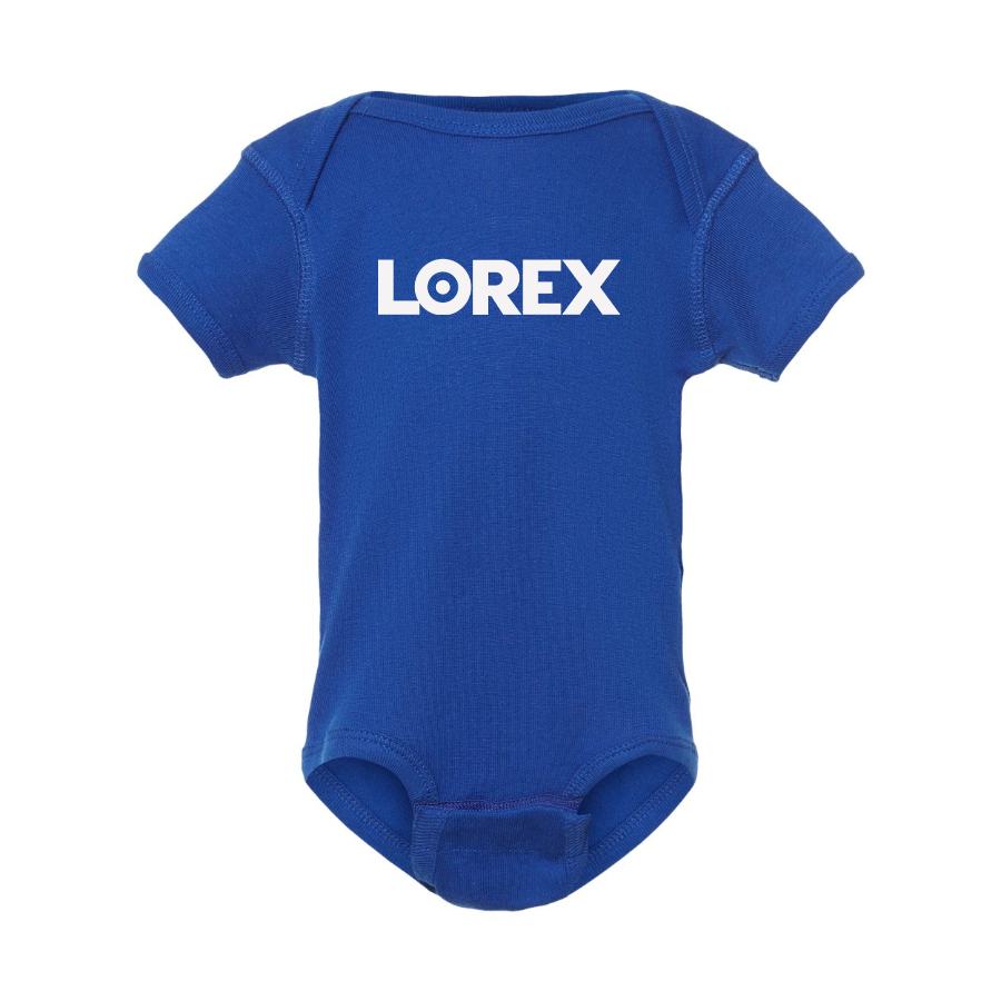 Lorex Technology Logo Baby Onesie Romper