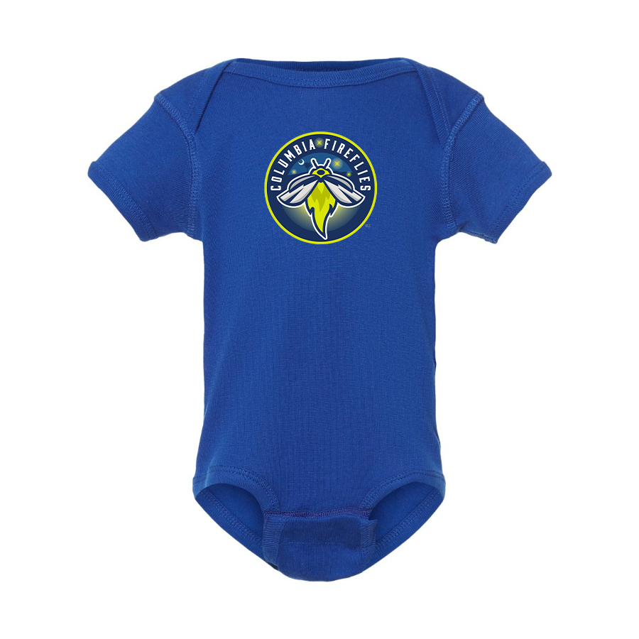 Columbia Fireflies Logo Baby Onesie Romper