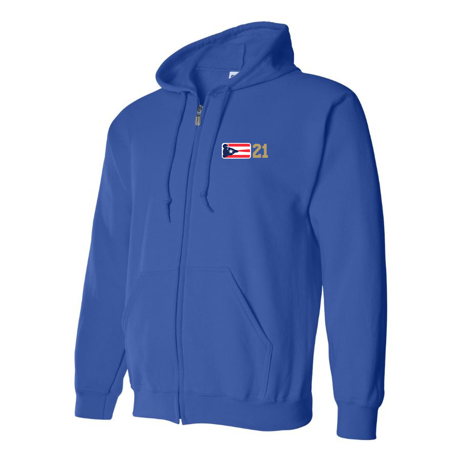 Men's Liga de Beisbol Profesional Roberto Clemente Logo Zipper Hoodie