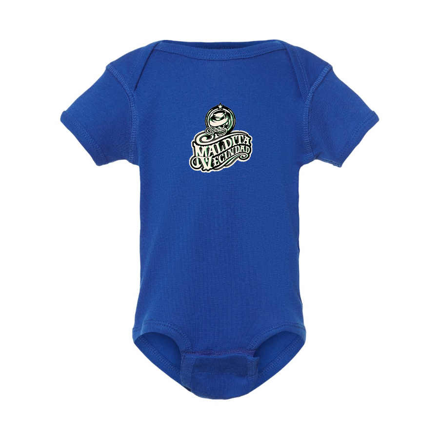 Maldita Vecindad Logo Baby Onesie Romper