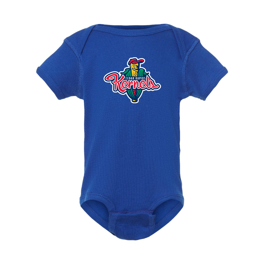 Cedar Rapids Kernels Logo Baby Onesie Romper
