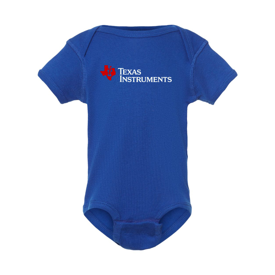 Texas Instruments Logo Baby Onesie Romper