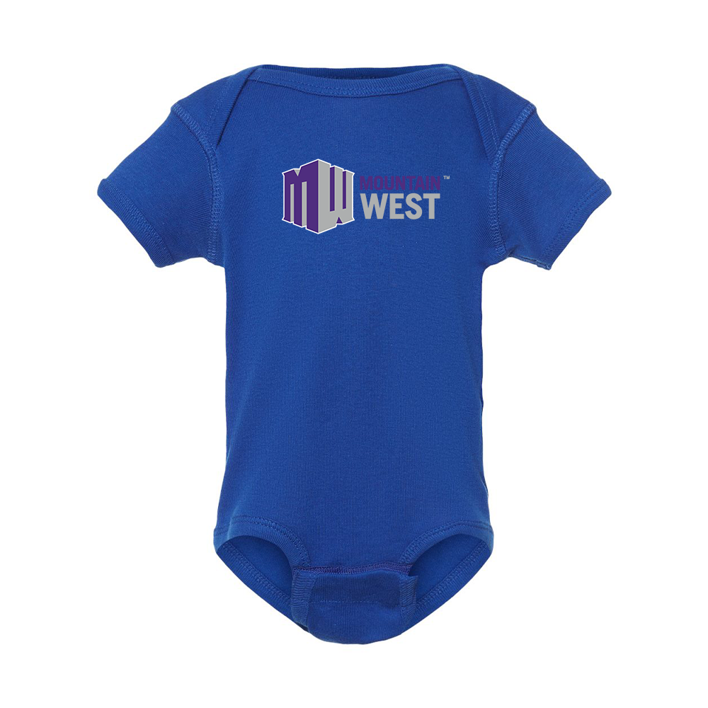 Mountain West Conference Logo Baby Onesie Romper