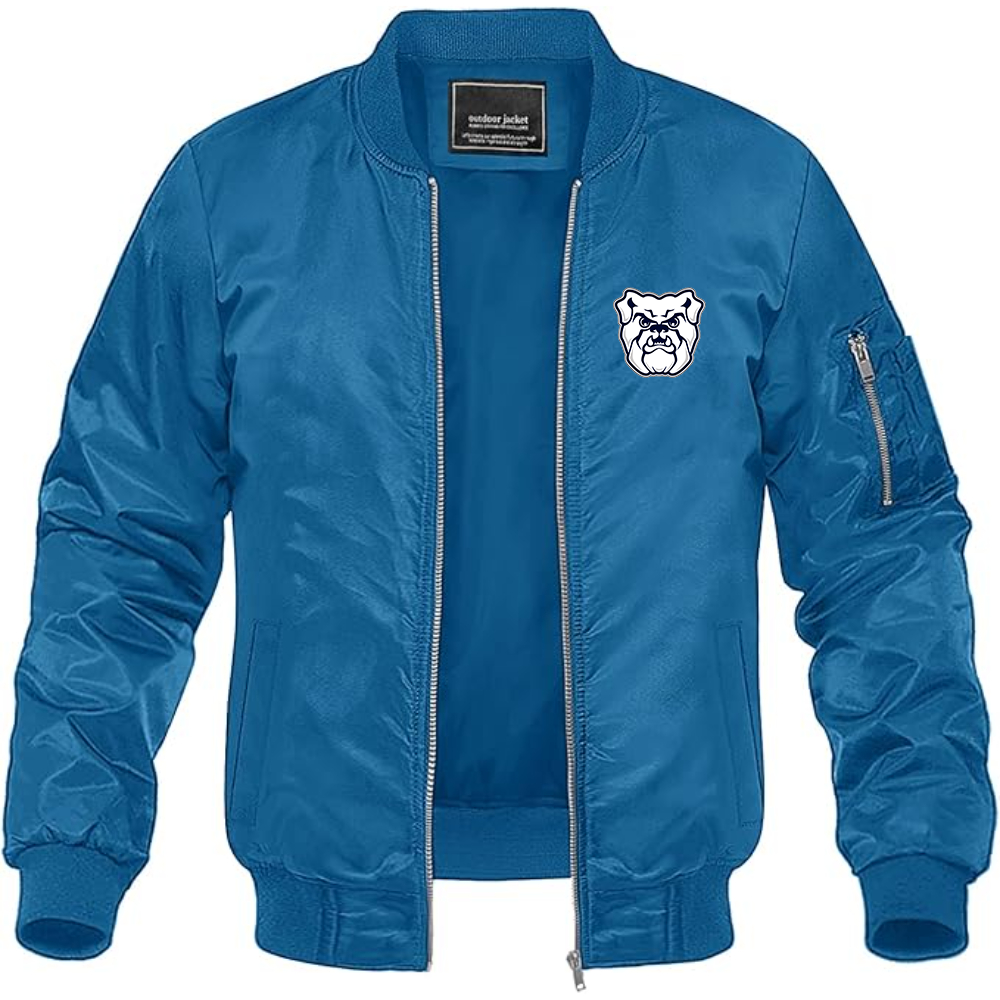 Men's Butler Bulldogs   Lightweight Bomber Jacket Windbreaker Softshell Varsity Jacket Coat