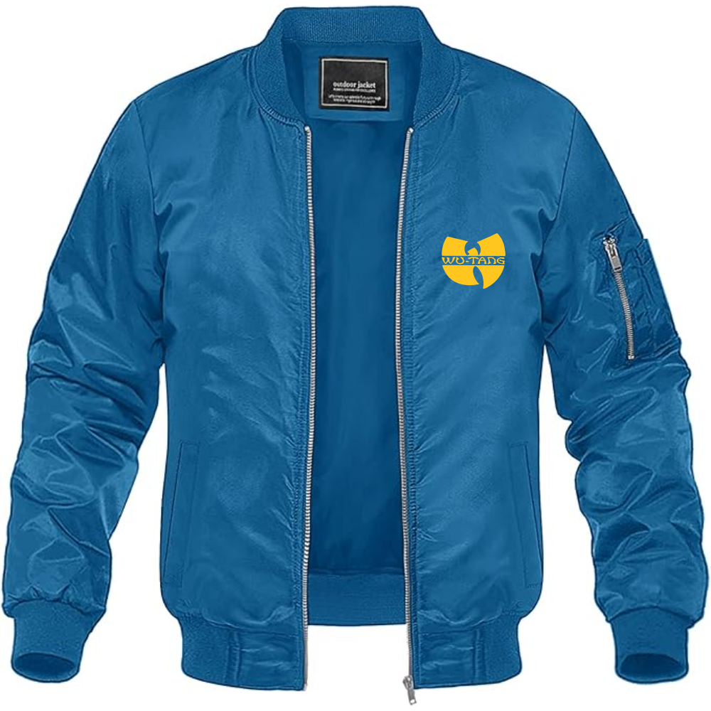 Men's  Wu-Tang Clan Lightweight Bomber Jacket Windbreaker Softshell Varsity Jacket Coat