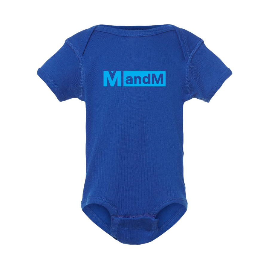MandM Logo Baby Onesie Romper