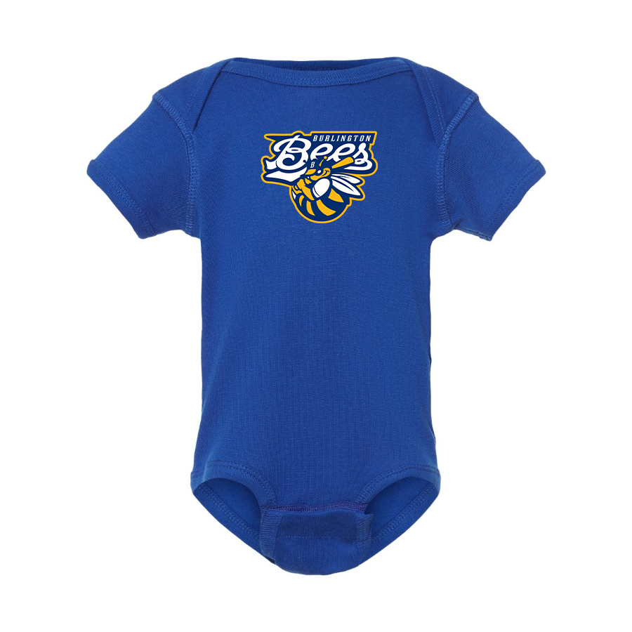 Burlington Bees  Logo Baby Onesie Romper