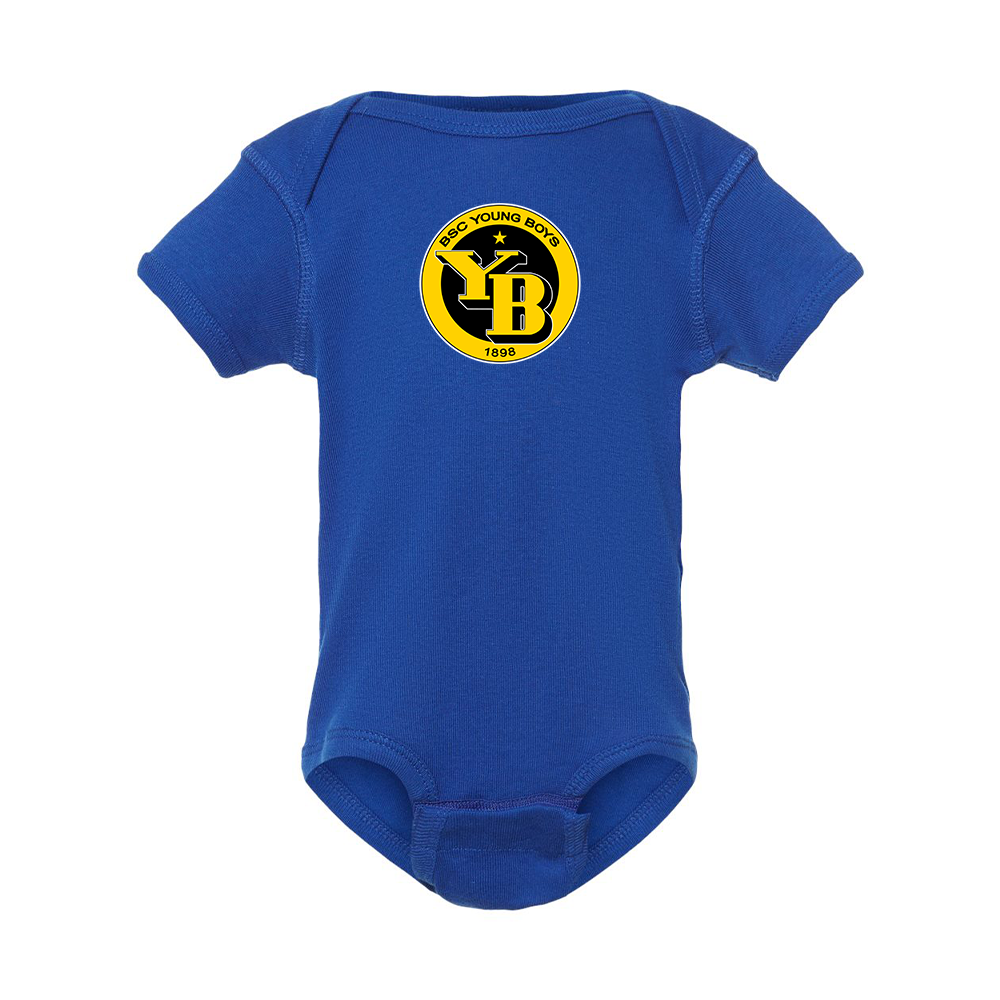 Young Boys Soccer Baby Onesie Romper