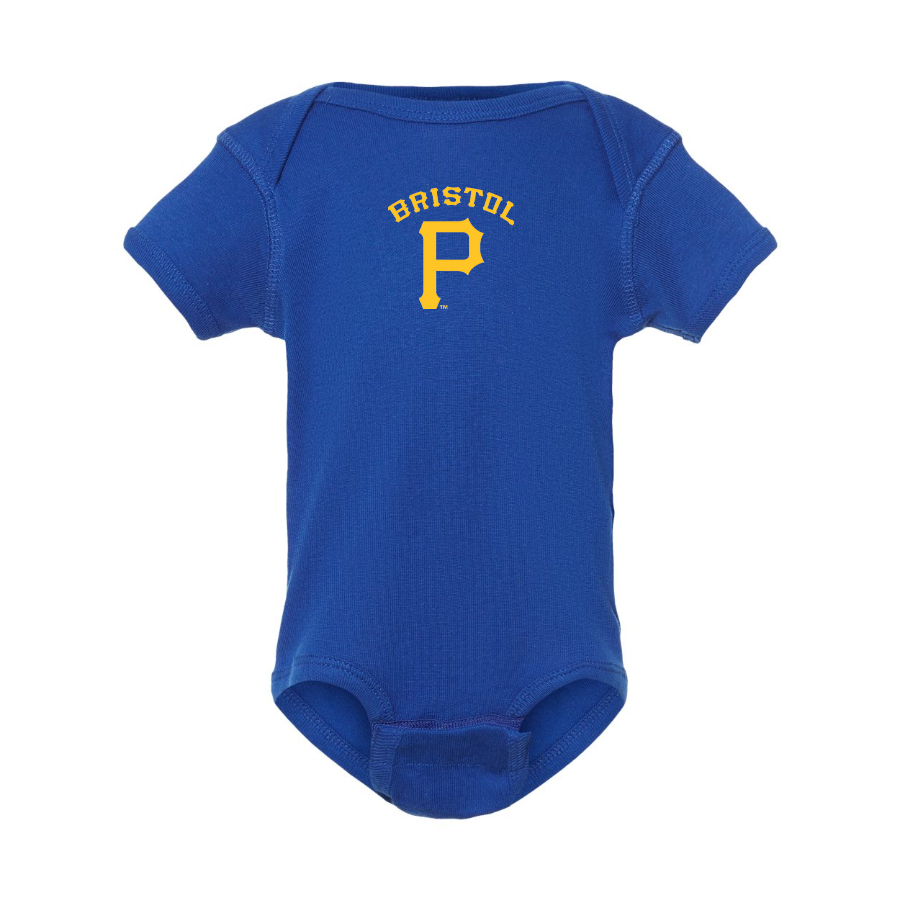 Bristol Pirates  Logo Baby Onesie Romper