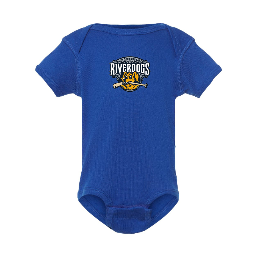 Charleston RiverDogs Logo Baby Onesie Romper