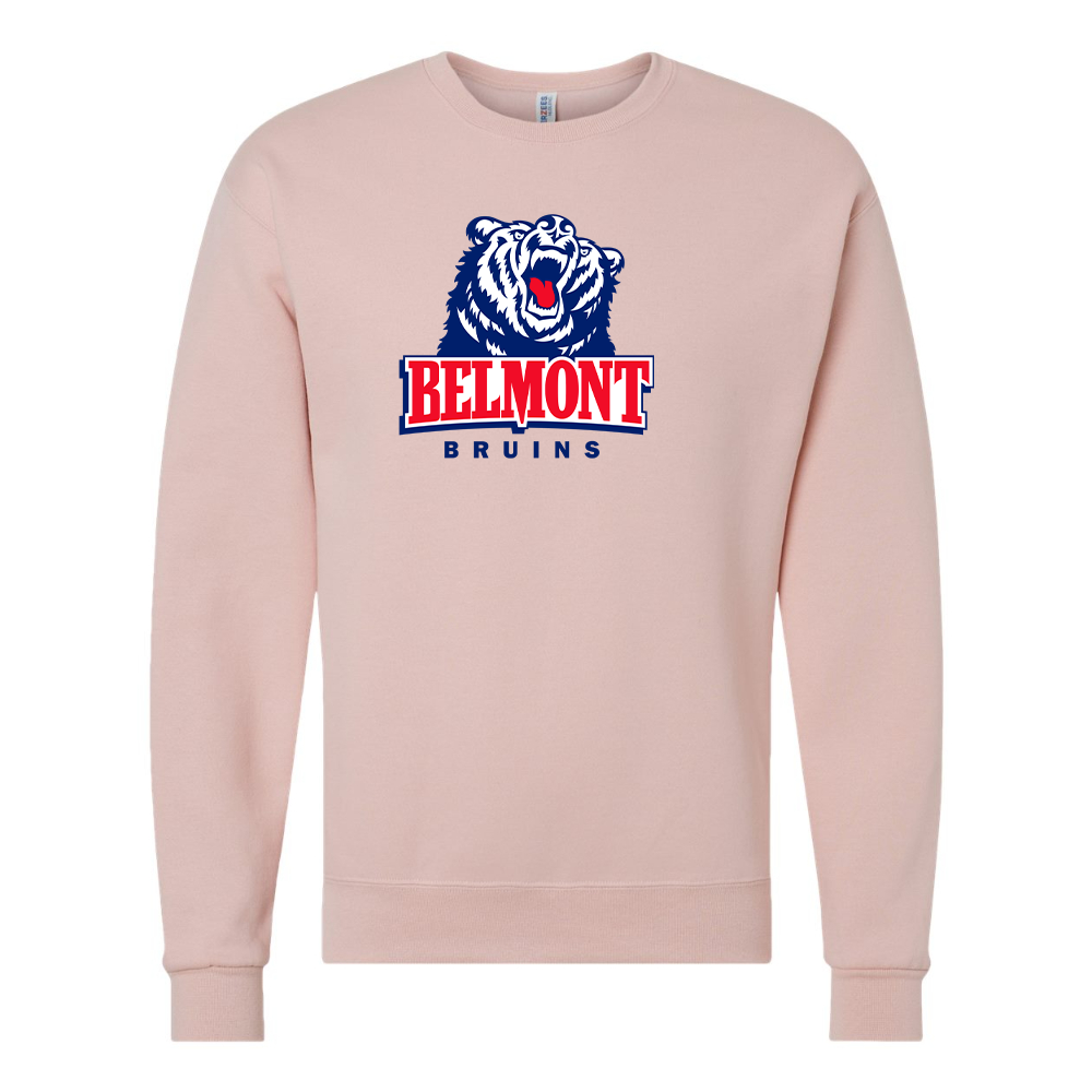Men's Belmont Bruins JERZEES NuBlend Crewneck Sweatshirt