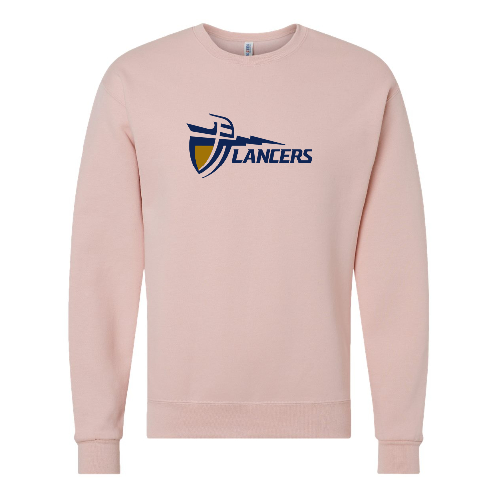 Men's California Baptist Lancers JERZEES NuBlend Crewneck Sweatshirt