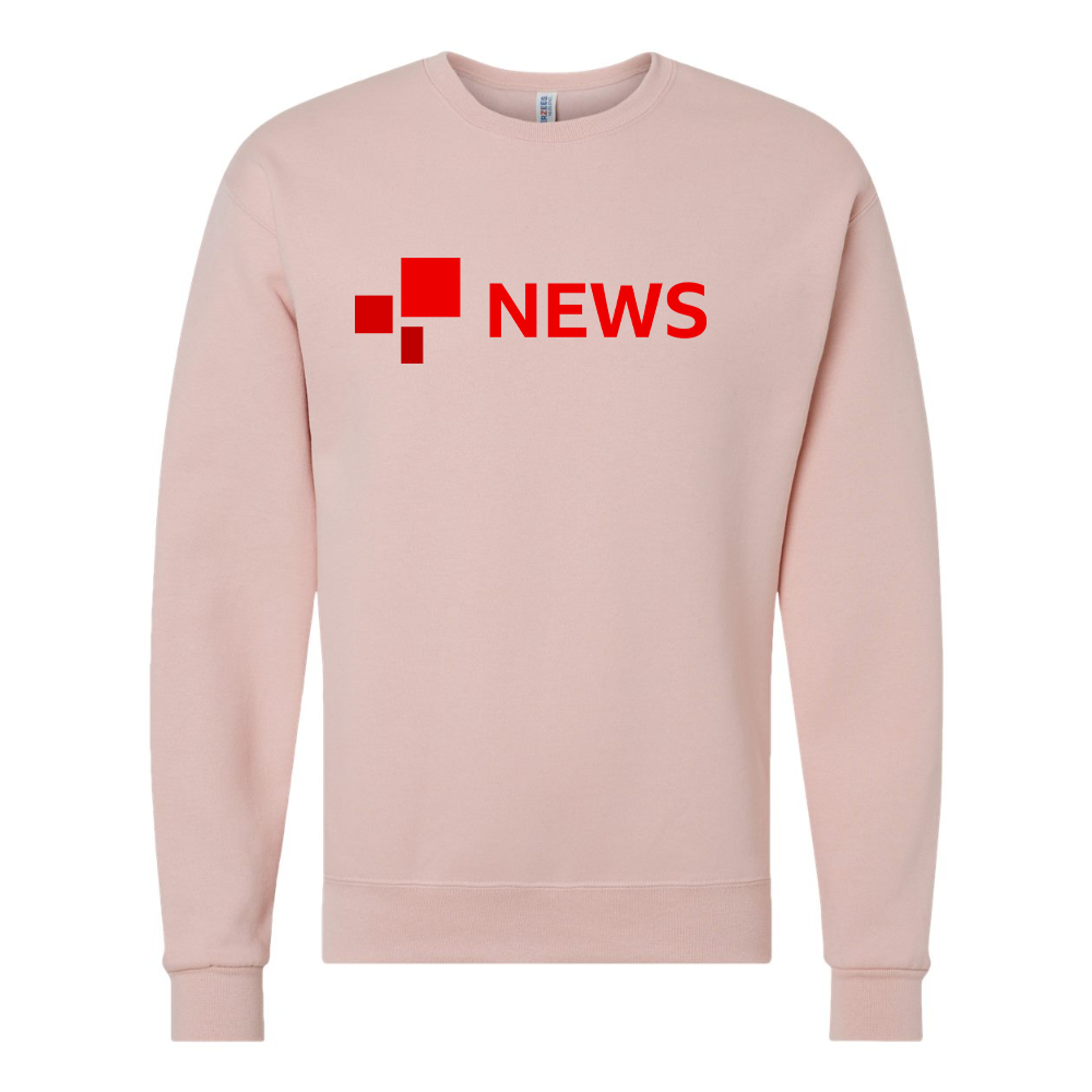 Men's BBC News  JERZEES NuBlend Crewneck Sweatshirt