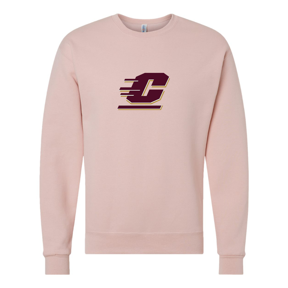 Men's Central Michigan Chippewas JERZEES NuBlend Crewneck Sweatshirt