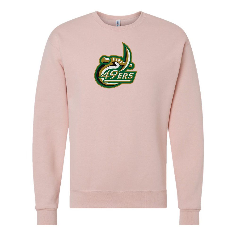 Men's  Charlotte 49ers JERZEES NuBlend Crewneck Sweatshirt