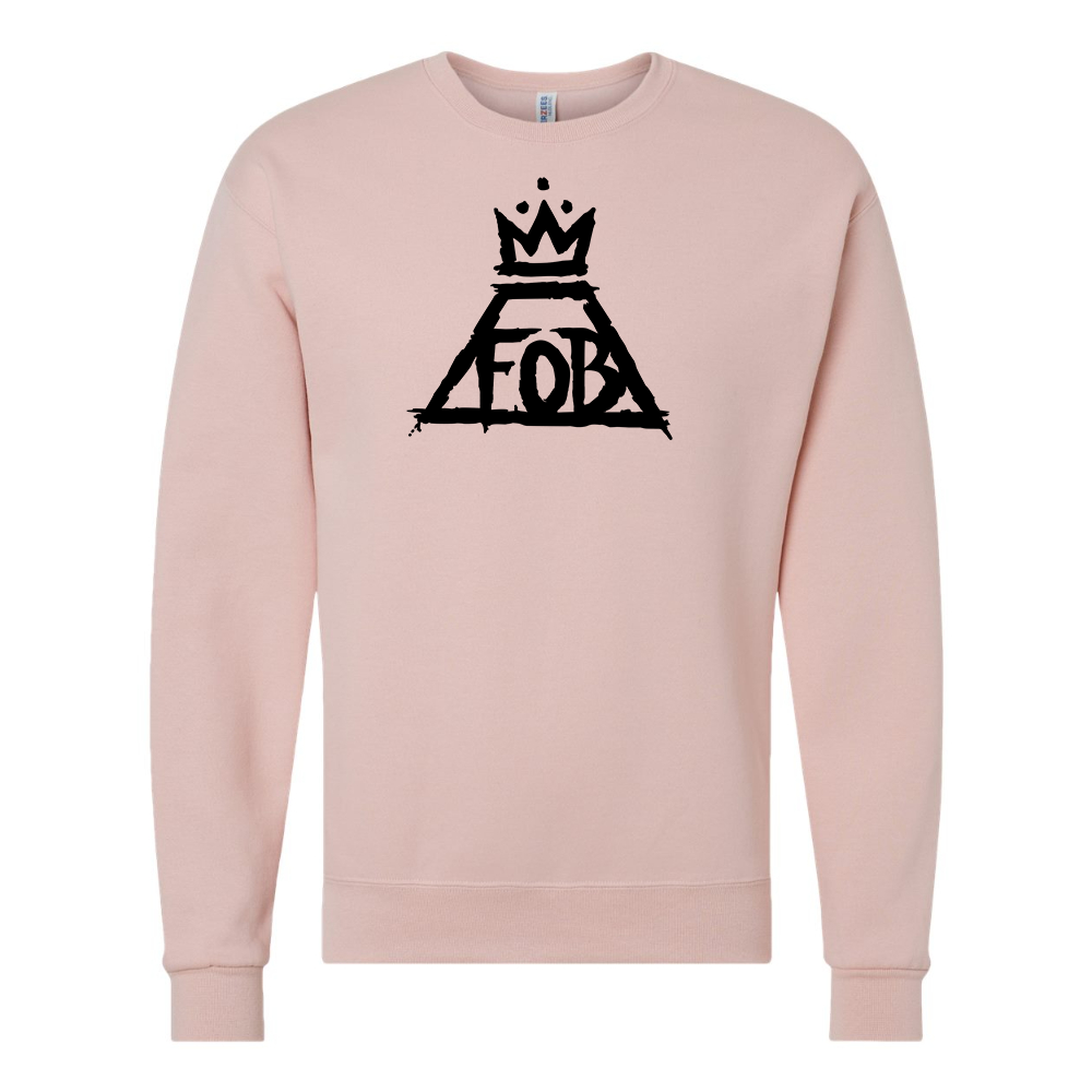 Men's Fall Out Boy  JERZEES NuBlend Crewneck Sweatshirt