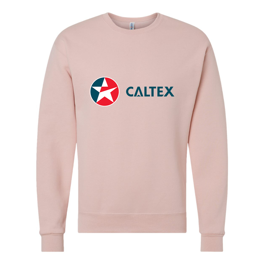 Men's  Caltex Gas Station  JERZEES NuBlend Crewneck Sweatshirt