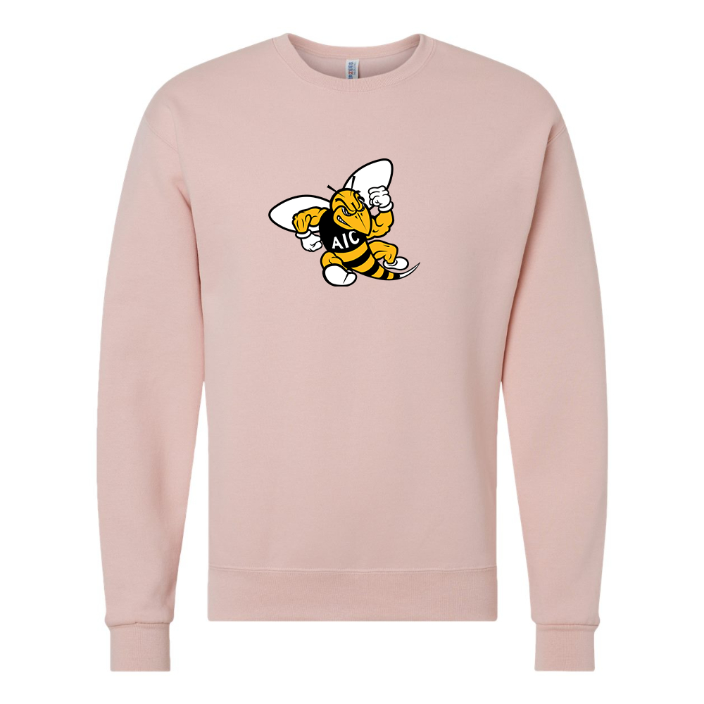 Men's AIC Yellow Jackets  JERZEES NuBlend Crewneck Sweatshirt