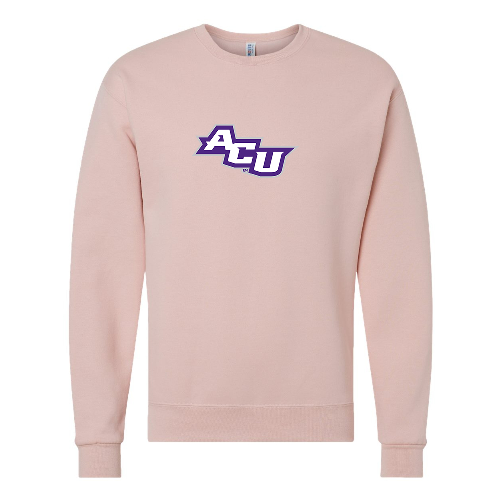 Men's Abilene Christian Wildcats   JERZEES NuBlend Crewneck Sweatshirt