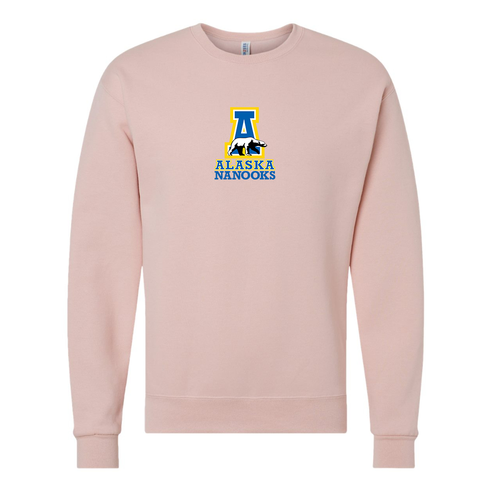 Men's Alaska Nanooks  JERZEES NuBlend Crewneck Sweatshirt