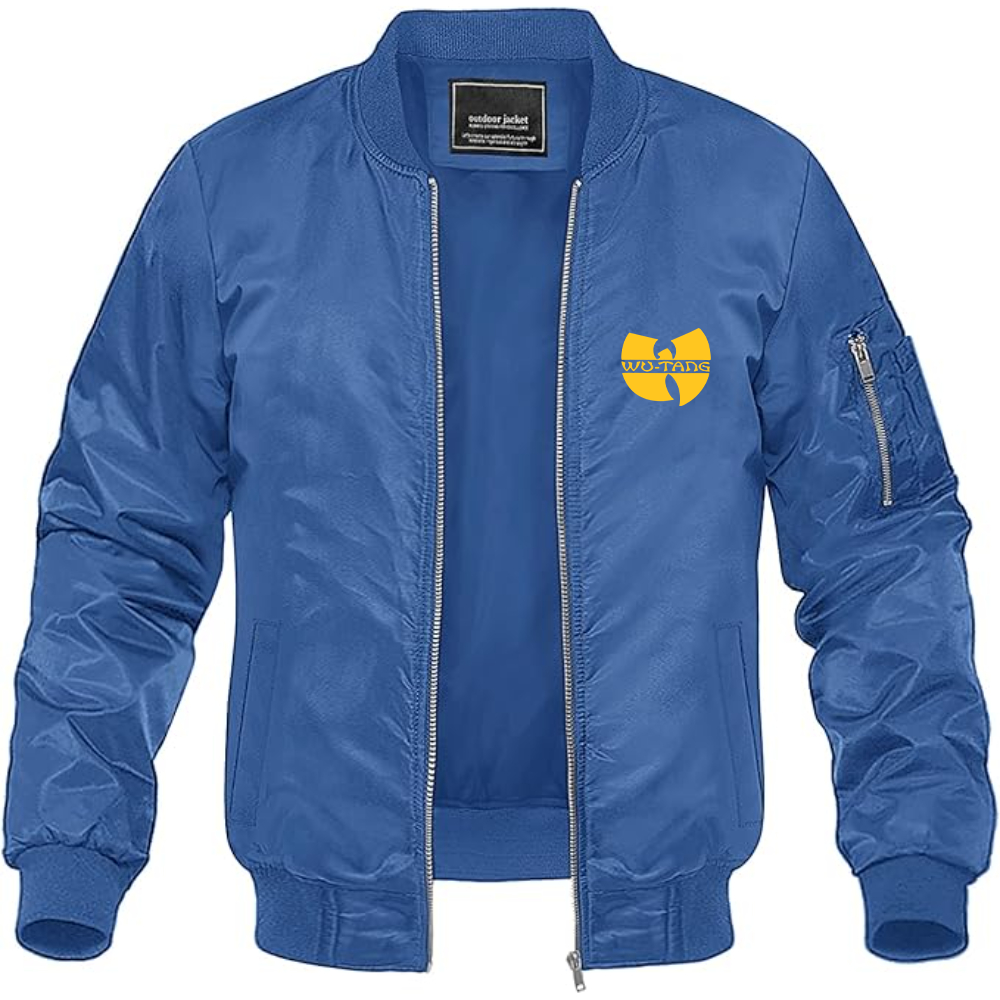 Men's  Wu-Tang Clan Lightweight Bomber Jacket Windbreaker Softshell Varsity Jacket Coat