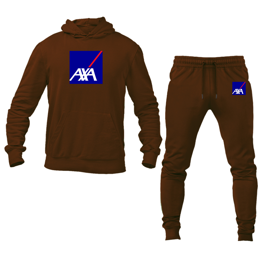 Men's Axa Logo Hoodie Joggers Set