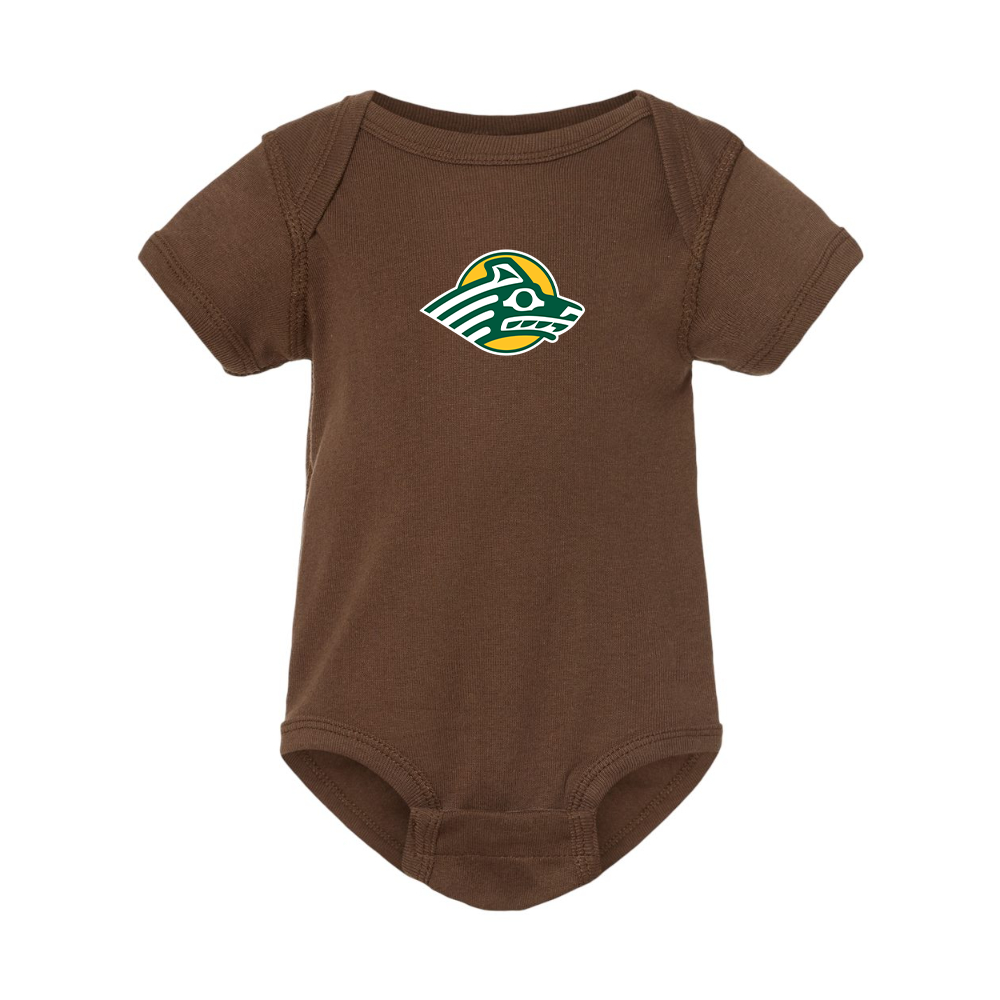 Alaska Anchorage Seawolves  Rabbit Skins Infant Baby Rib Bodysuit