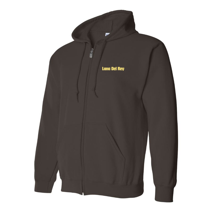Men's Lana Del Rey   Logo Zipper Hoodie